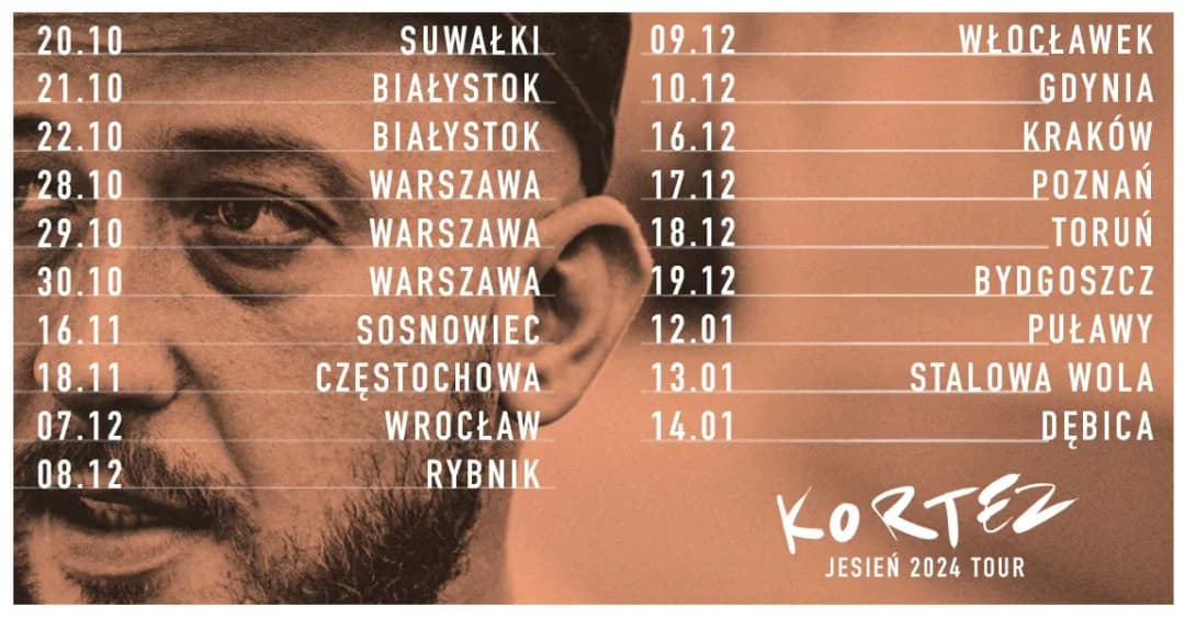 Gdzie kupić bilety na koncert Korteza? Sprawdź najlepsze opcje